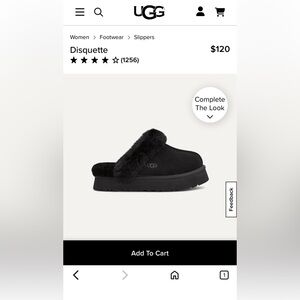 UGG Women's Classic Black Slippers LIKE NEW WORN TWICE